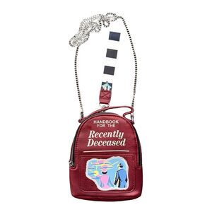 Beetlejuice Recently Deceased Book Mini Backpack One Size Wristlet NEW